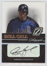 2005 Donruss Zenith Roll Call Auto Ambiorix Concepcion #RC-6 Auto 2a8