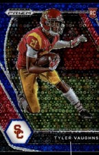 Tyler Vaughns 2021 Panini Prizm D/P Collegiate #160 USC Trojans SEE SCAN!