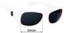 SFx Replacement Sunglass Lenses fits Von Zipper Solow - 54mm Wide