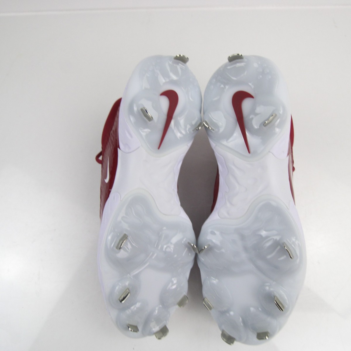 Nike Alpha Huarache Baseball Cleat Men's Maroon/White New