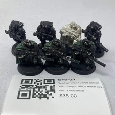 Warhammer 40,000 Scouts With Sniper Rifles metal oop EYB-20