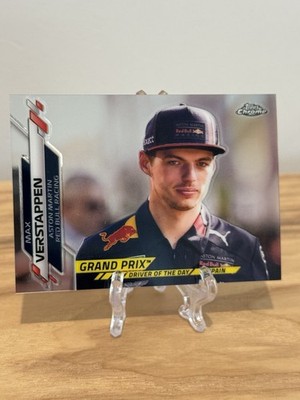 2020 Topps Chrome Formula 1 Card #158 Max Verstappen Red Bull F1