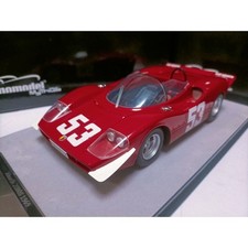 Tecnomodel 1:18 Fiat Abarth 2000S #53 Nurburgring Winner GP 1969 Red Car