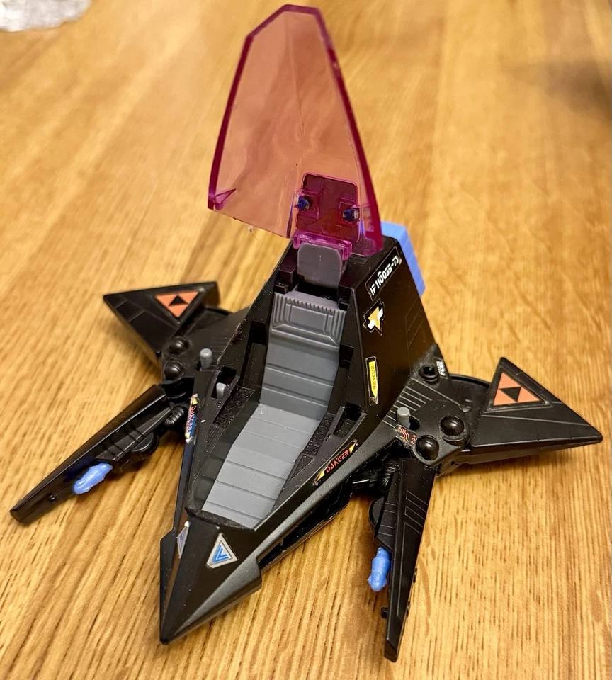 Vintage 1986 Coleco Starcom Shadowbat Shadowbat & Parasite Vehicle Set! - Image 4 of 4