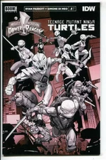 POWER RANGERS TEENAGE MUTANT NINJA TURTLES (2019 BOOM!) #1 VARIANT CVR A MORA