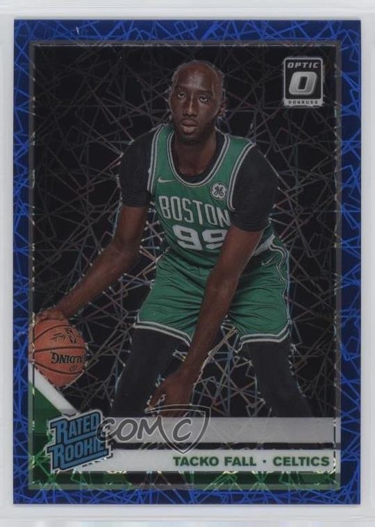 2019 Panini Donruss Optic Rated Rookie Blue Velocity Prizm Tacko Fall #161 17lu