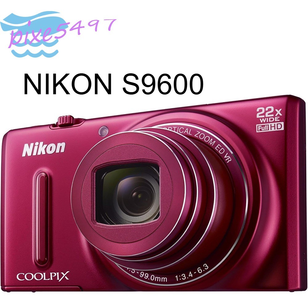 Nikon COOLPIX S9600 Digital Camera 16.0 MP 22x Optical Zoom Built