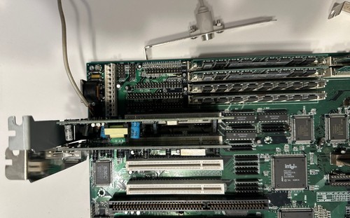 Vintage płyta główna z opcjami, Kingston TurboChip 366, modem faksowy, pamięć, więcej - Zdjęcie 4 z 12
