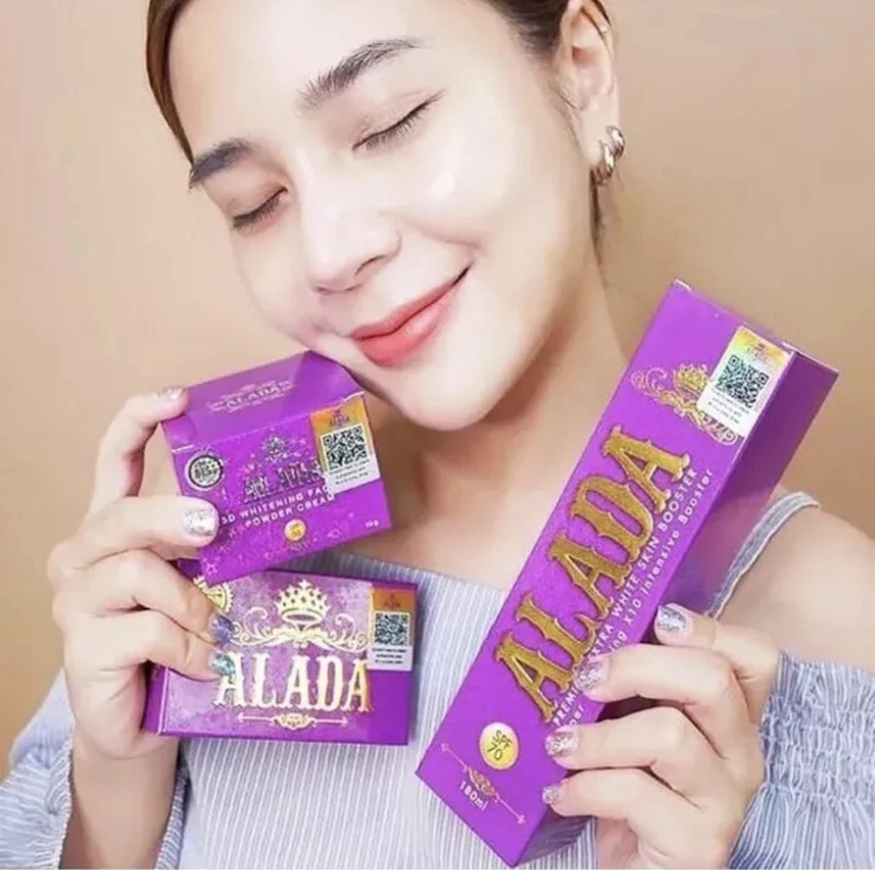 ALADA Super Fast Whiteni Skin x10 Soap, Booster, & Cream Set (USA 🇺🇸 SELLER)