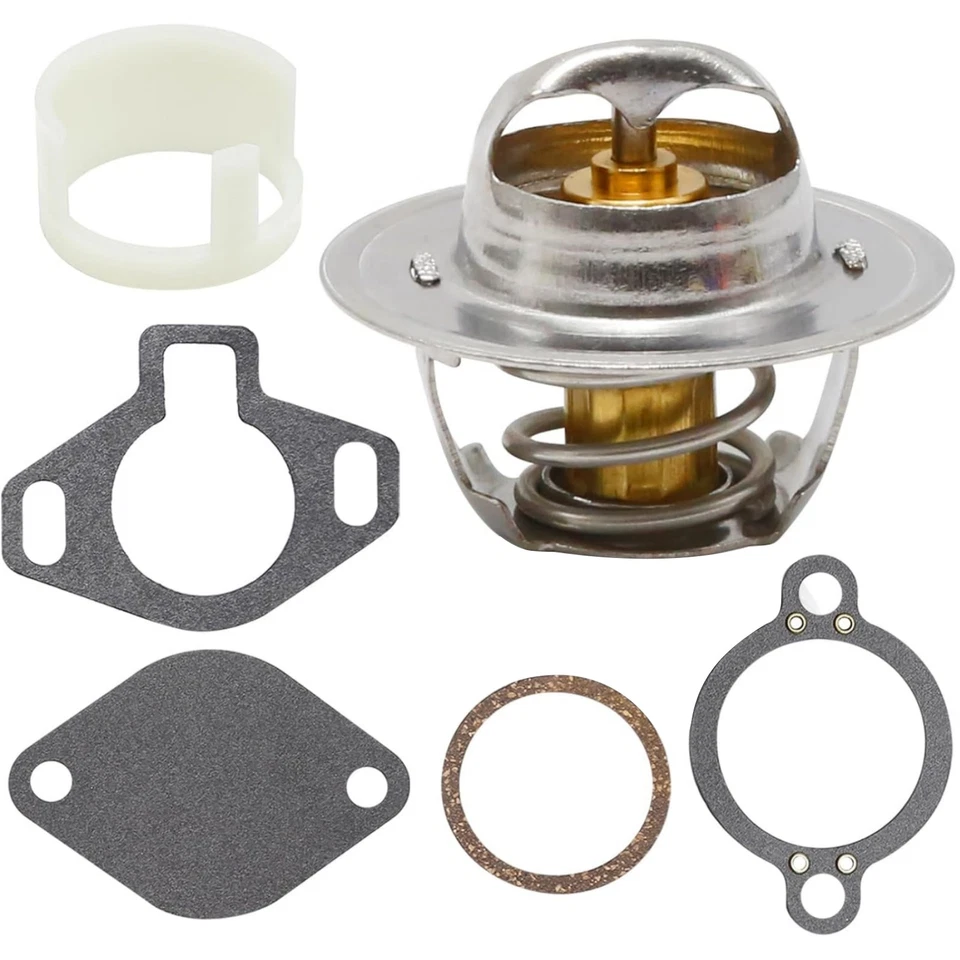 Thermostat Kit Accessories for Mercruiser V6&V8 For GM Engines 4.3L 5.0L 5.7L - Image 2 of 4
