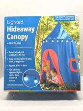Hideaway Blue Lighted Canopy By HearthSong NEW In Box