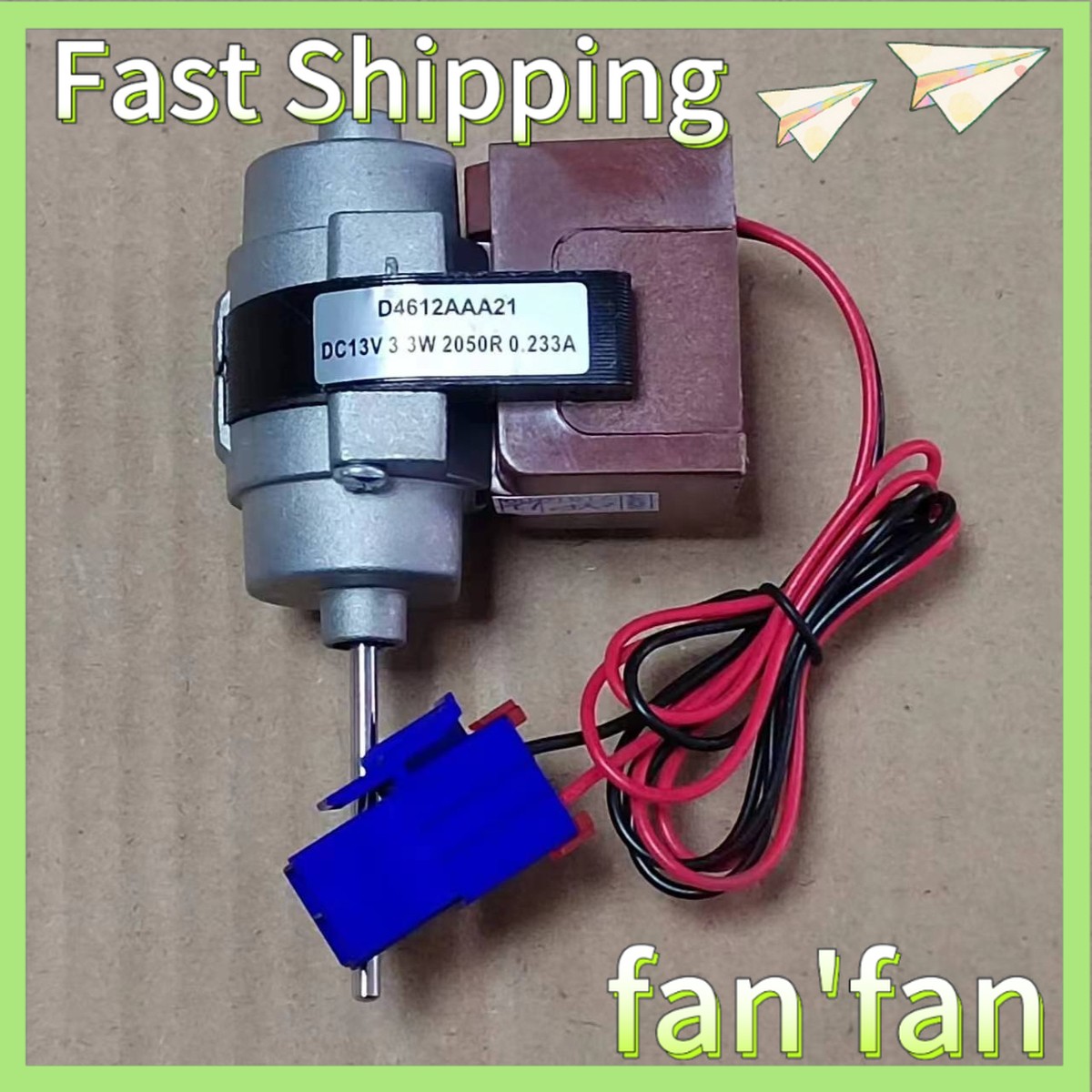 1PCS NEW NEC DAEWOO BOSCH FRIDGE EVAPORATOR FAN MOTOR DC13V D4612AAA21 fan