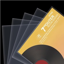 Record sleeves, 7 inch vinyl protection, tran...