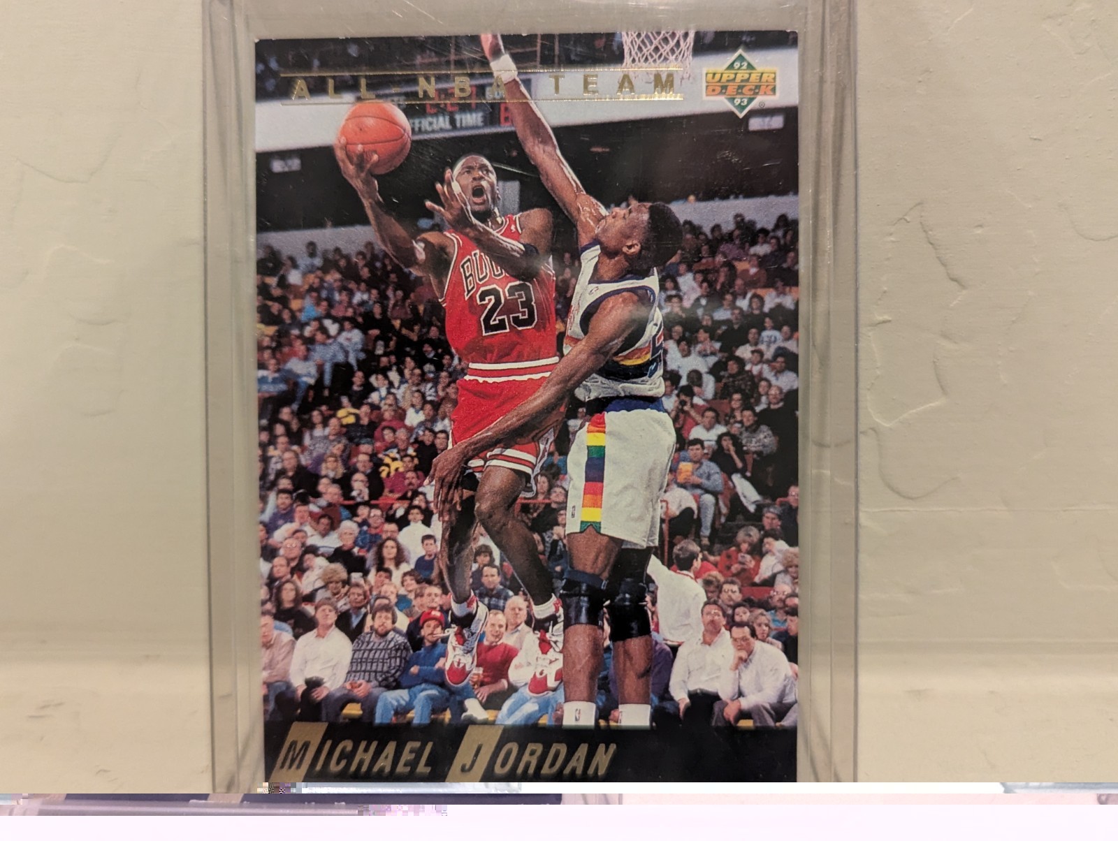 Upper Deck 1992-93 Michael Jordan # AN1 All-NBA Team Chicago Bulls insert