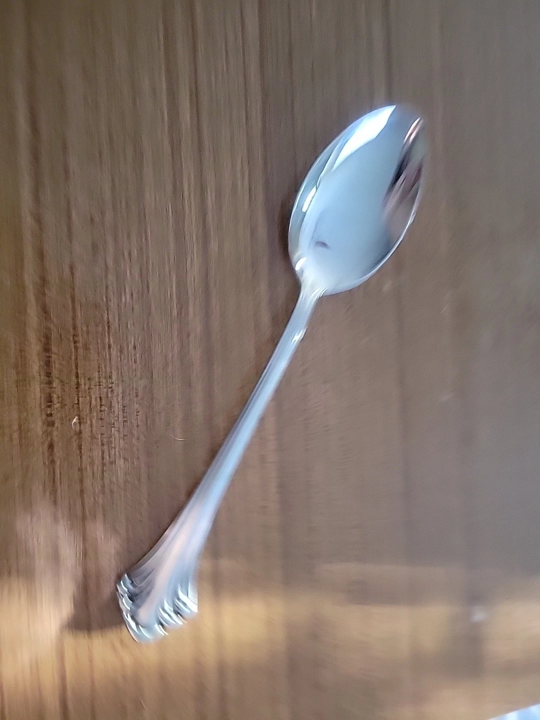 Towle COLONIAL PLUME Solid Serving Spoon Stainless 18/8 Germany SIlverware