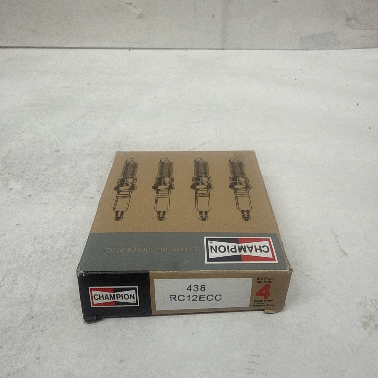 Spark Plug-Copper Plus Champion Spark Plug 438 4 Spark Plug Only