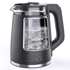Electric Kettle 2L Auto Shut-Off 1000W Viewin...