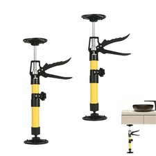 Deckenst&uuml;tze Montagest&uuml;tze Einhandst&uuml;tze 59 cm Gelb und Schwarz 2 Stk