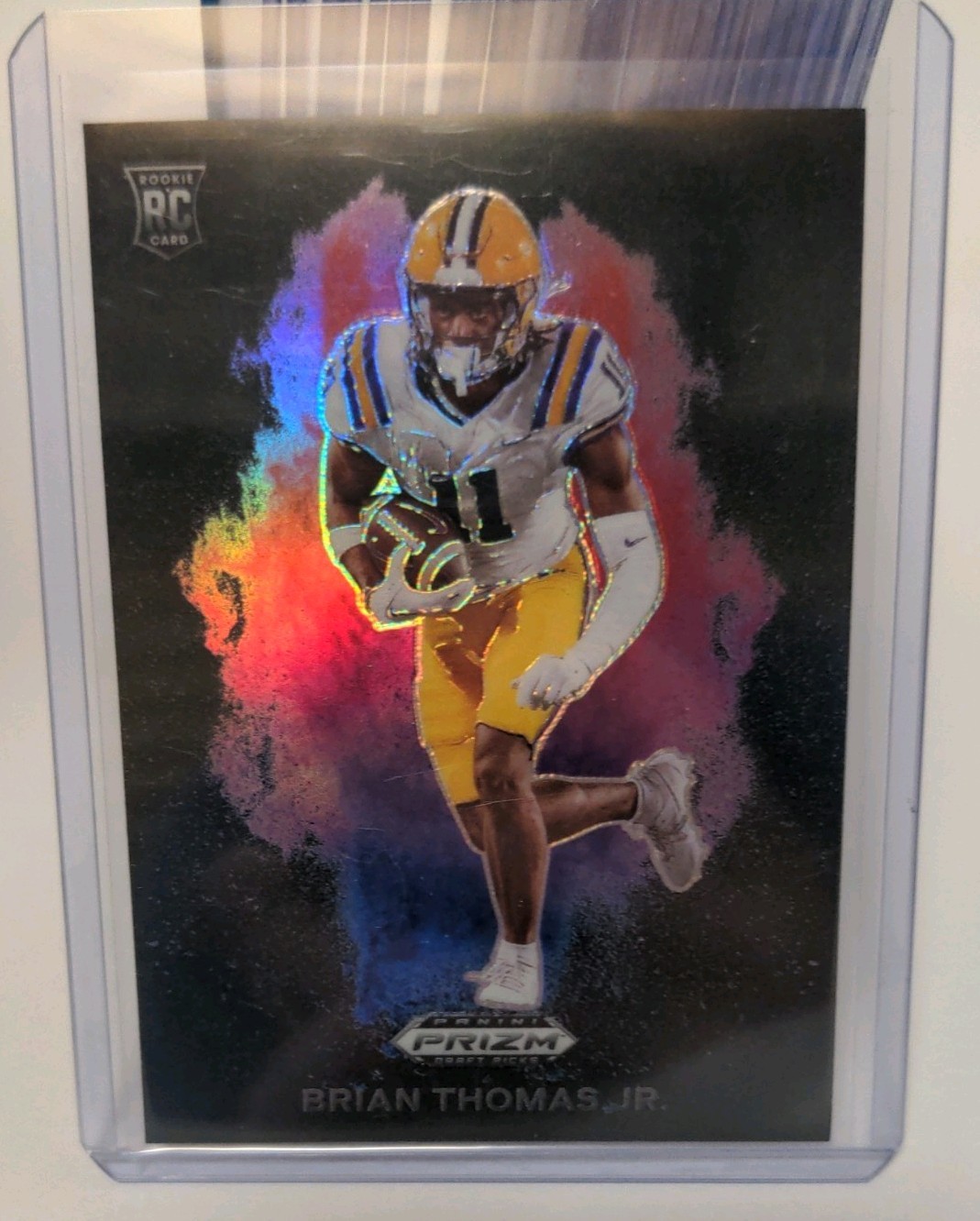2024 Panini Prizm Draft Picks - Black Color Blast Brian Thomas Jr. #CB-17 (RC)