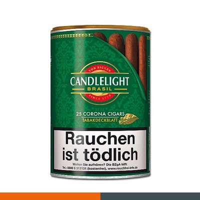 5 x Candlelight Corona Cigar Brasil 25er Zigarren Dose