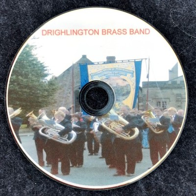 'Drighlington Brass Band' 11 track CD: 44 min, 16 sec. Disk only, no inserts