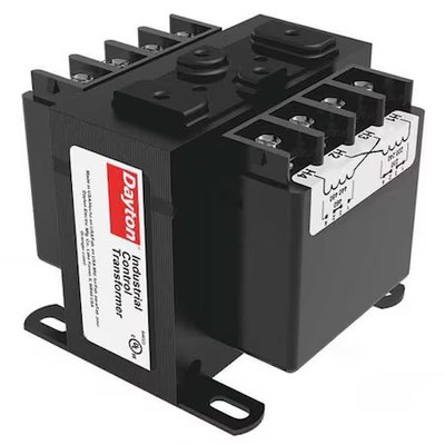 Dayton 31Ej10 Control Transformer, 200 Va, 12/24V Ac, 120V Ac