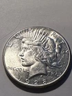 1928 BU US Peace Silver Dollar Semi-Key Date       N499