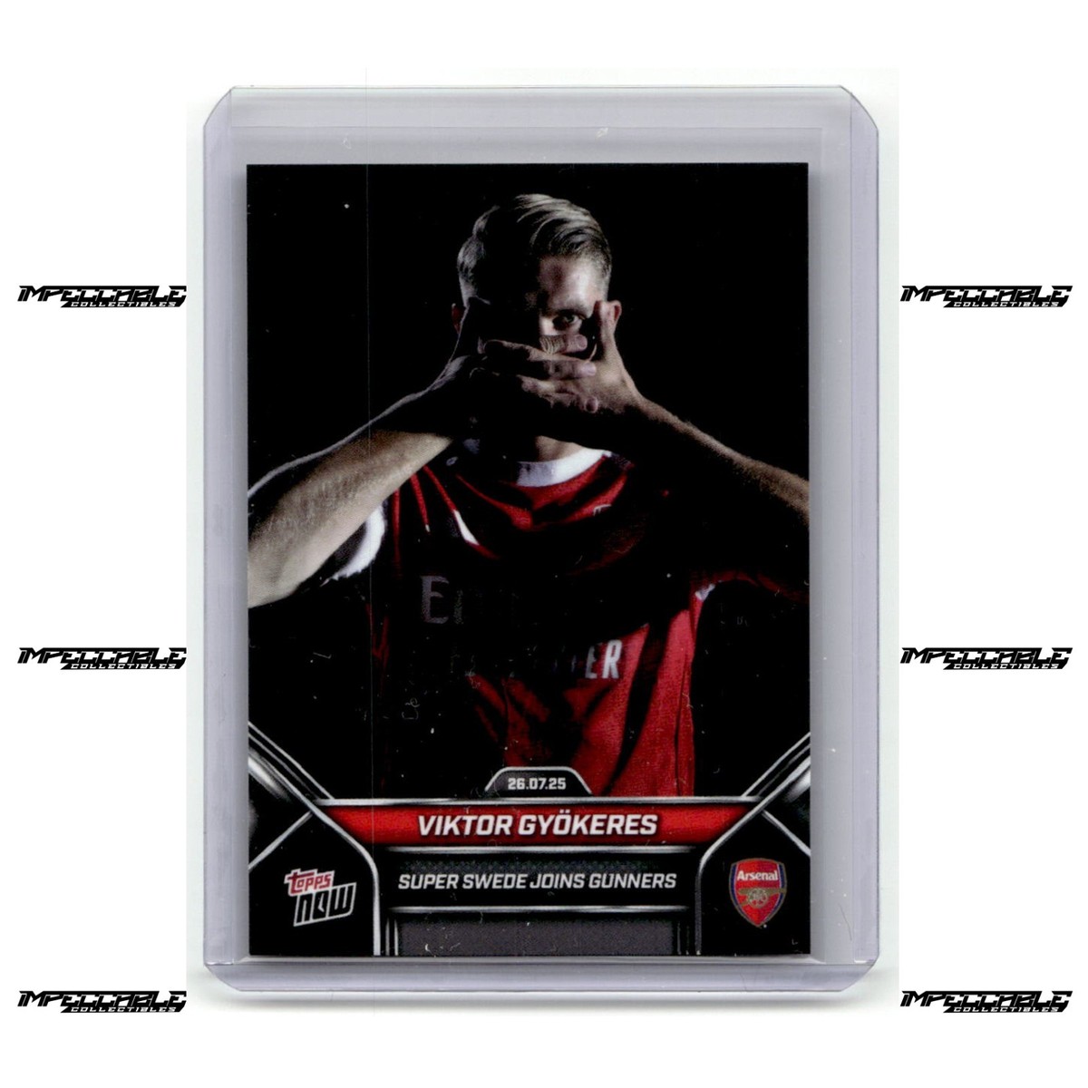 2025 Topps Now Arsenal FC - #2 Viktor Gyokeres /2605 Super Swede
