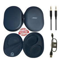 Genuine Original Bose QuietComfort Ultra Headphones Case  Audio  Charger Black