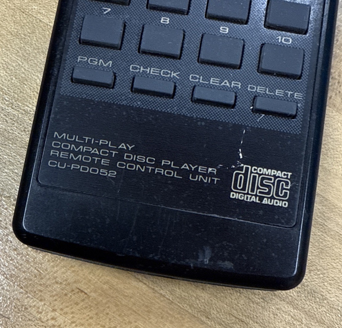 Pioneer CU-PDO52 Multi-Play Compact Disc Player Remote Control