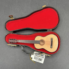 Kurt S Adler Acoustic Guitar in Case Ornament Figurine