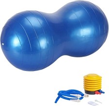 Yoga Gym Anti Burst Gym Roller Peanut Shape Fitness Exercise Ball Random color