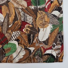 Cranston Cotton Quilting Fabric Multicolor Bird Feathers Hunting BTHY Half Yard