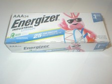 AAA Energizer Industrial Lithium Batteries 24 Pack LN92 FR03 New Unopened Ex2049