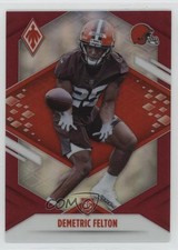 2021 Panini Phoenix Rookie Red 9/250 Demetric Felton #180 1d8g