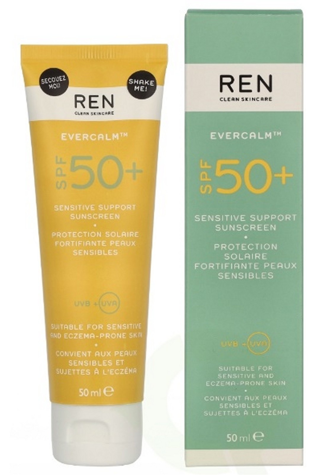 Ren Clean Skincare Evercalm Ren Sunscreen Sensitive Support 50ml SPF50+