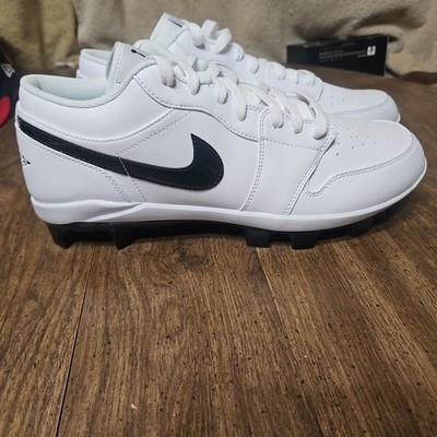 Nike Jordan 1 Retro MCS Low White Black CJ8524 100 Men's Size 11 Baseball