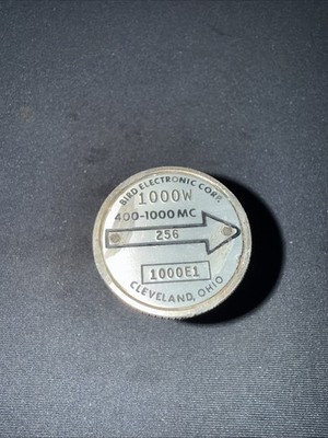 400-1000Mhz 1000W 1000E1 BIRD Slug ELEMENT Works Good Looks Bad