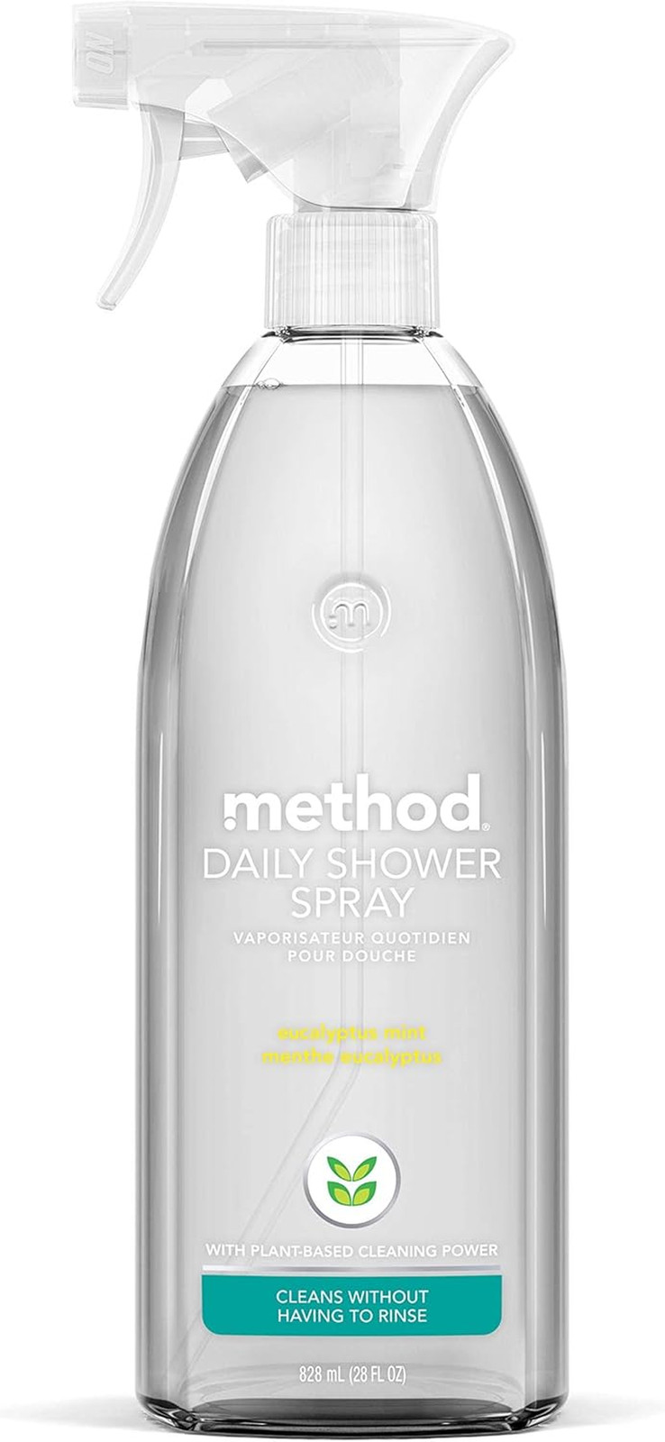 Daily Shower Spray Cleaner, Eucalyptus Mint, For Showers, Tile, Fixtures, Glass