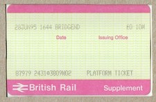 Bridgend W02 - APTIS platform ticket - Cymru Wales CF31
