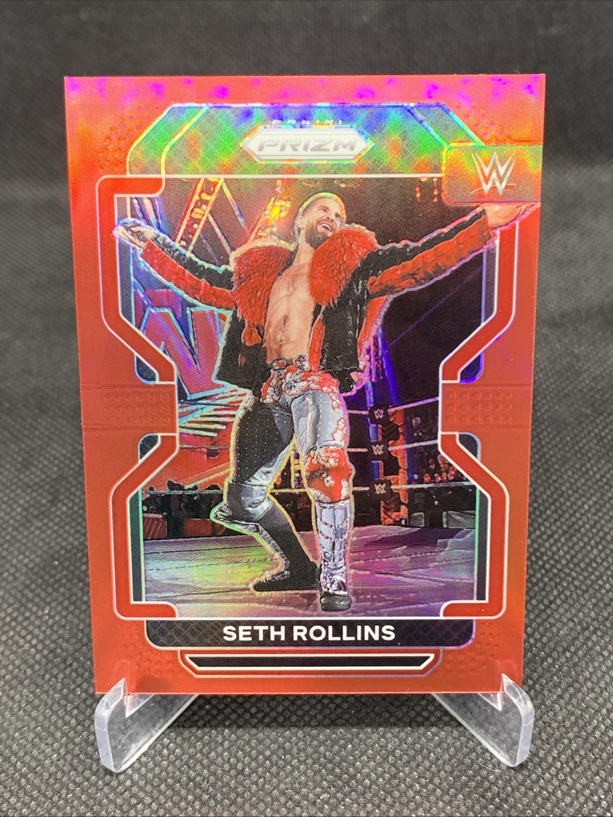 2022 Panini Prizm WWE - Red #111 Seth Rollins /299