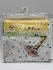 Gerber Little Suzy  s Zoo Baby Crib Sheet Witzy  s Lullabye Cotton 28x52  160 TC