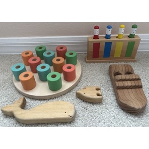 Lovevery Galt Toddler Play Lot Montessori Waldorf Wooden Toys Lot Bundle