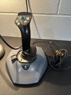 Logitech J-ZA10 Wingman Extreme PC Joystick   UNTESTED