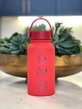 Charmeleon Water Bottle Engraved Waterbottle with Sleeping Charmeleon Coffee