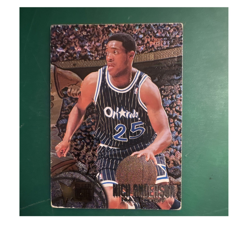 Fleer 1995-96 Fleer Metal Nick Anderson #75 Orlando Magic NBA Base Set