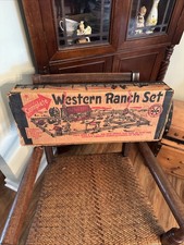 Vintage Marx Western Ranch Set Box Only