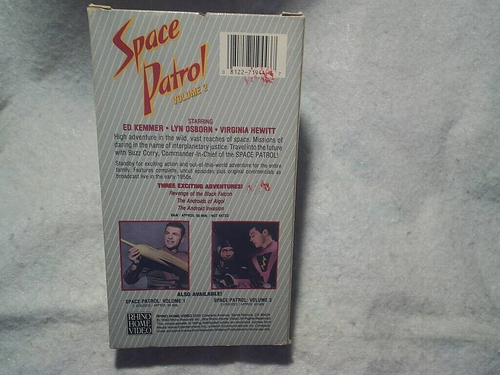 SPACE PATROL VOLUME 2 TV SHOW VHS,Ed Kemmer,Lyn Osborn,Virginia Hewitt,buzz cory - Picture 2 of 5