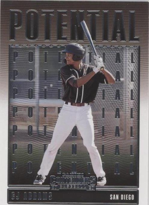 2020 Panini Contenders - C.J. Abrams #P-7 - 1 of 1