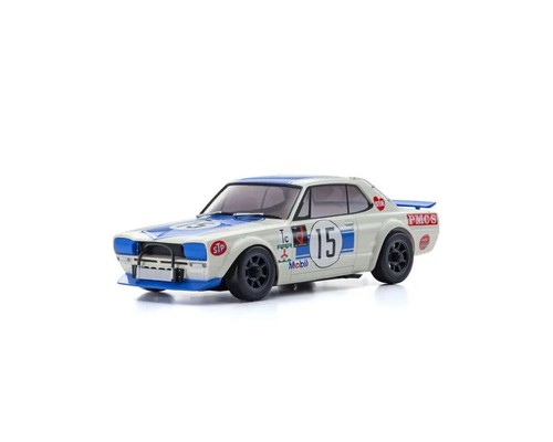 Kyosho Mini-Z AWD Skyline 2000GT-R KPGC10 Racing 72 blau No15 MA020 KYO32643BL  - Bild 2 von 3